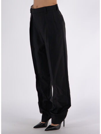 PANTALONE WRAP FRONT, 1 BLACK, small