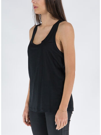 CANOTTA IN JERSEY DI SETA, LB999 BLACK, small