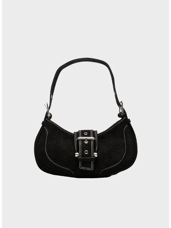 BORSA HOBO, DENIM BLACK, small