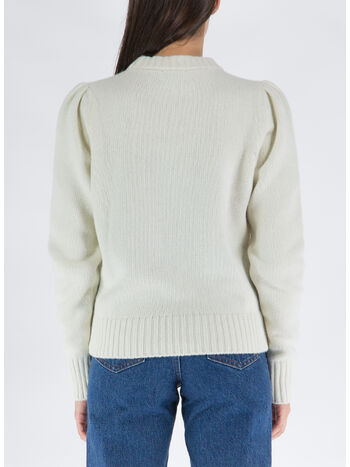 PULLOVER GRAPHIC GANNI WORLD, 135 EGRET, small