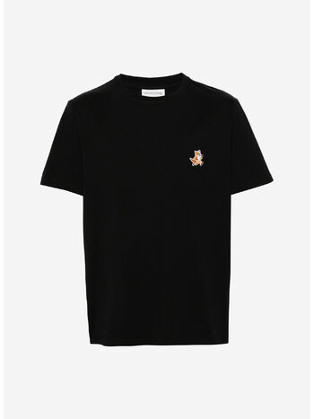 T-SHIRT SPEEDY FOX PATCH, P199 BLACK, small