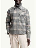 GIACCA A CAMICIA A MANICHE LUNGHE IN TARTAN, F09, thumb