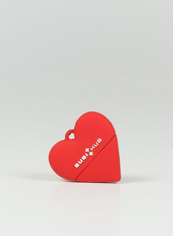 FLASH DRIVE RED HEART SUSIHUB, RED, small
