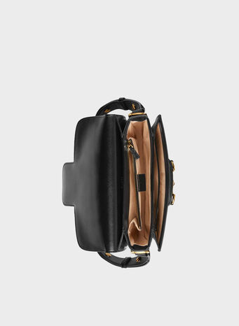 BORSA A SPALLA GUCCI HORSEBIT 1955 MISURA PICCOLA, 1000NERO, small