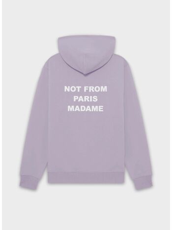 FELPA HOODIE SLOGAN, LAVANDER, small
