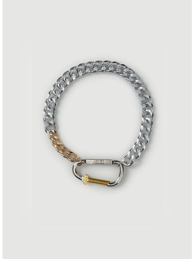 COLLANA COLUMN CARABINER, SV SILVER, large
