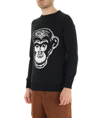 MAGLIONE MONKEY A/W 16, BLACK, small