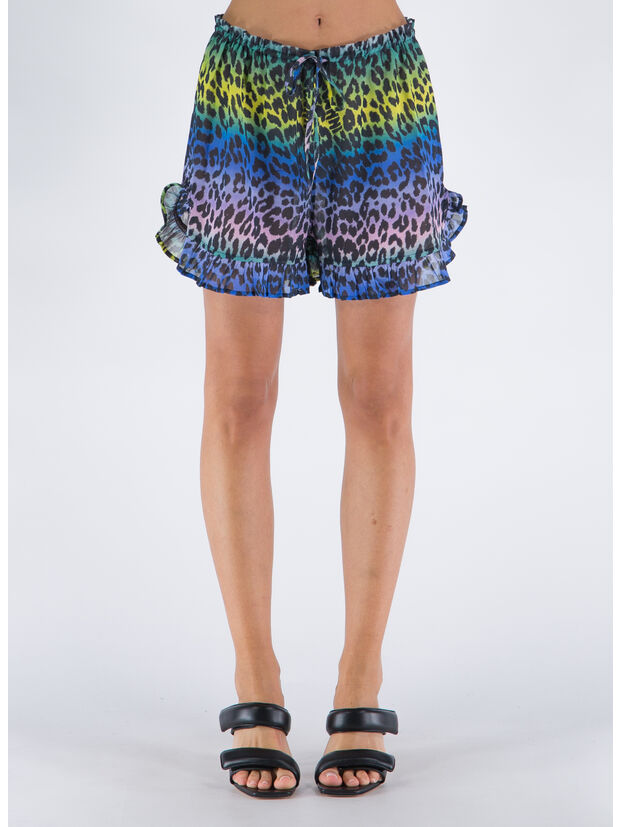 SHORTS LIGHT COTTON RUFFLE, 999 MULTICOLOR, large