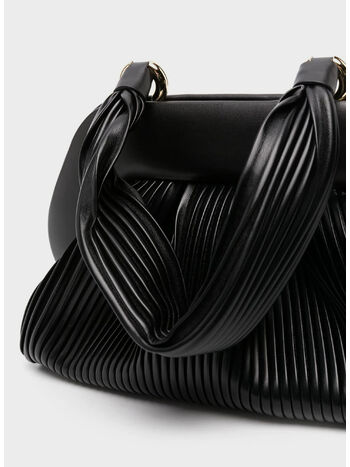 BORSA TIA PLISSE, BLACK, small