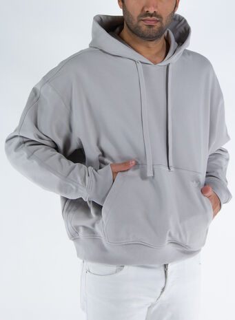 FELPA ESSENTIAL CON CAPPUCCIO, CGRANI, small