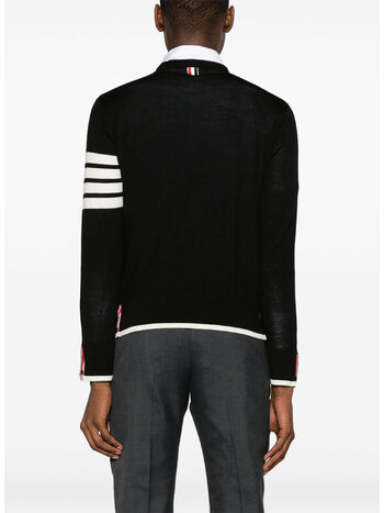MAGLIONE GIROCOLLO 4-BAR, 001 BLACK, small