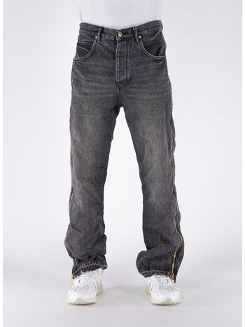 JEANS FULL SIDE ZIP, FSZB BLACK, small