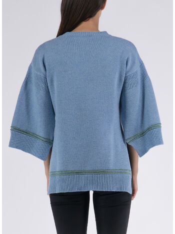 PULLOVER MAGLIA GIROCOLLO, 00B50, small