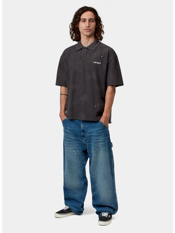 POLO  PAINTER, 89EJ Black, destroy wash, splatter, small