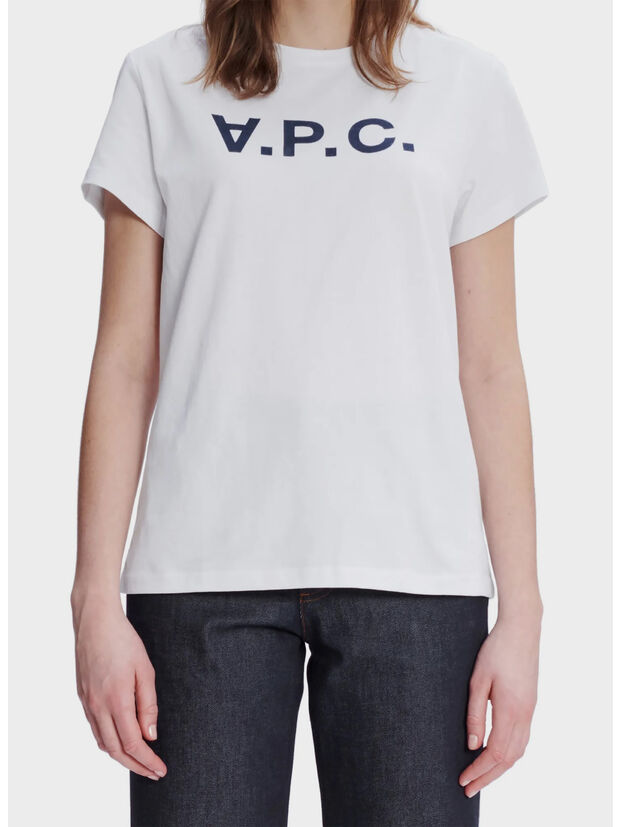 T-SHIRT VPC BLANC F, IAK  DARK NAVY, large