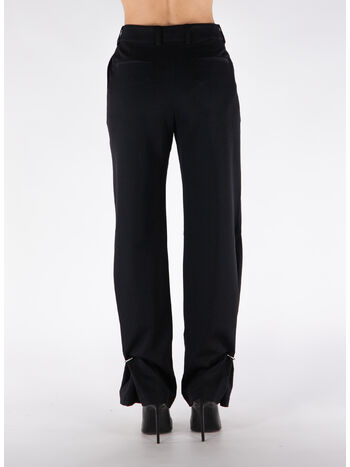 PANTALONE RING DETAIL, 999 BLACK, small