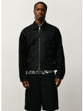 WORK JACKET COLLARED, 0001 BLACK, thumb