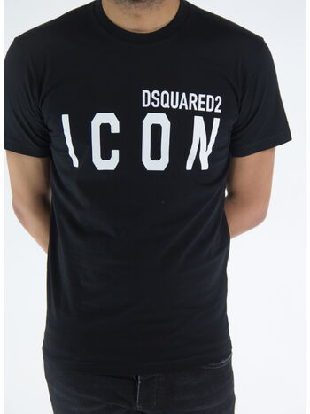T-SHIRT ICON, 980 BLACK/WHITE, small
