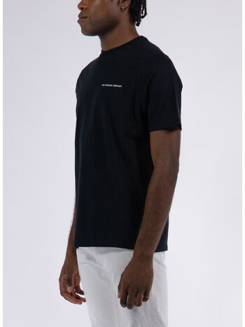 T-SHIRT LOGO, BLACK/WHITE, small