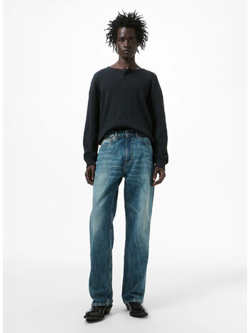 JEANS THIRD CUT, RIVER BLUE WASH, small