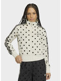 TRACK TOP SATIN POLKA, WHITE, thumb