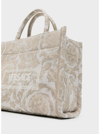 BORSA EMBROIDERY JACQUARD BAROCCO, 2KF4V BEIGE, small