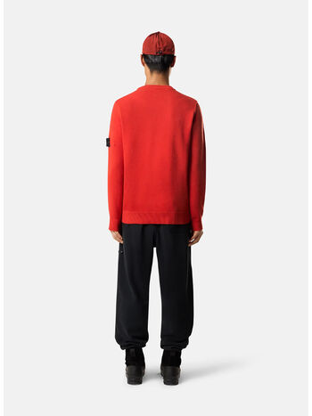 MAGLIONE GIROCOLLO LAMBSWOOL, V0018 SCARLATTO, small