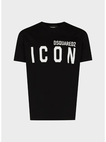 T-SHIRT ICON, 980 BLACK/WHITE, small