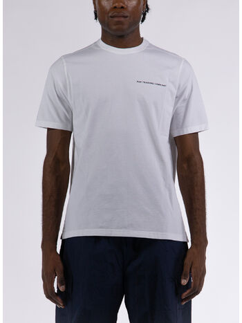 T-SHIRT LOGO, WHITE/BLACK, small