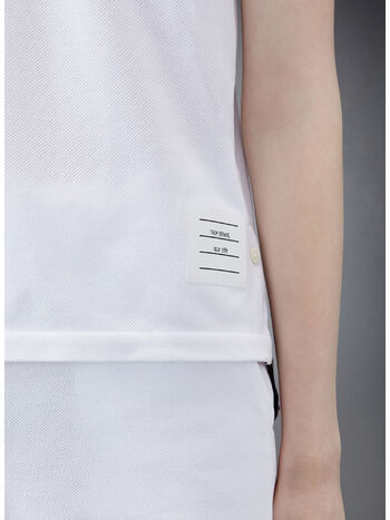 POLO A MANICHE CORTE, 100 WHITE, small