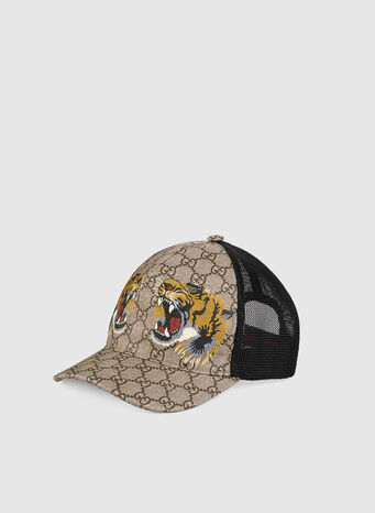 CAPPELLO DA BASEBALL GG SUPREME CON STAMPA TIGRE, 2160, small
