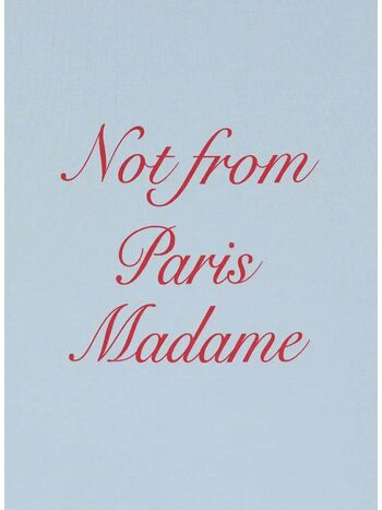 T-SHIRT SLOGAN CALLIGRAPHY, LIGHT BLUE, small