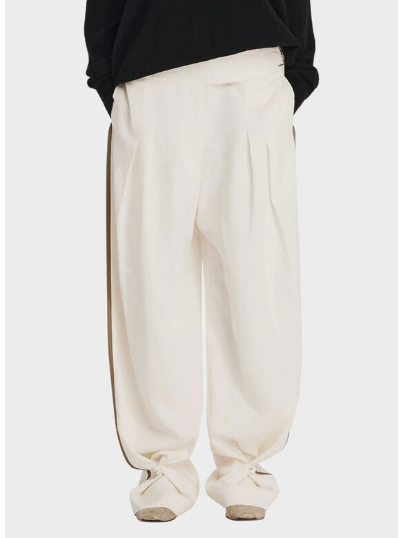 PANTALONE PINCH, 0073 Off white, medium
