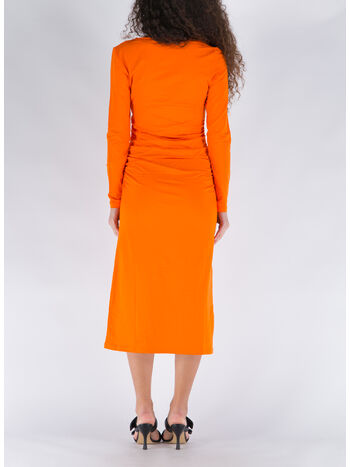 ABITO MIDI LIGHT STRETCH JERSEY, 860 VIBRANT ORANGE, small
