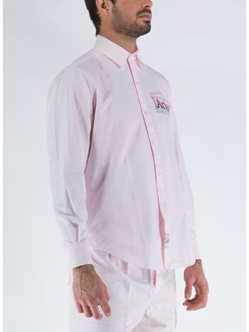 CAMICIA OXFORD STRIPES, PNK PINK, small
