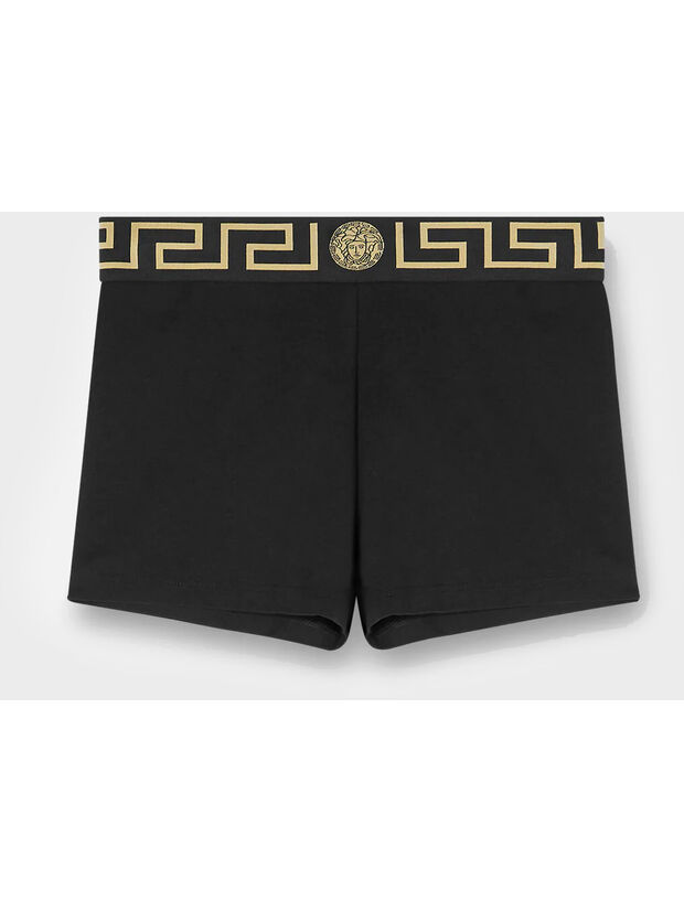BOXER ADERENTI CON BORDO GRECA, A1008 NERO, large
