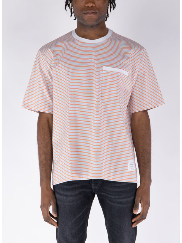 T-SHIRT OVERSIZED SHORT SLEEVE POCKET TEE, 825 ORANGE, large