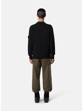 MAGLIONE GIROCOLLO LAMBSWOOL, V0029 BLACK, small