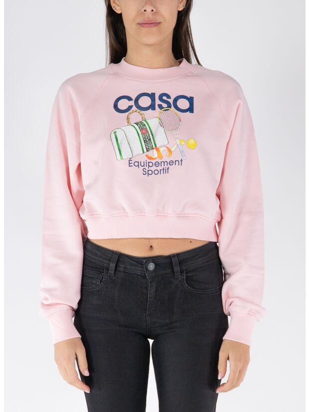 FELPA EQUIPEMENT SPORTIF PRINTED CROPPED, EQUIPEMENT SPORTIF, large