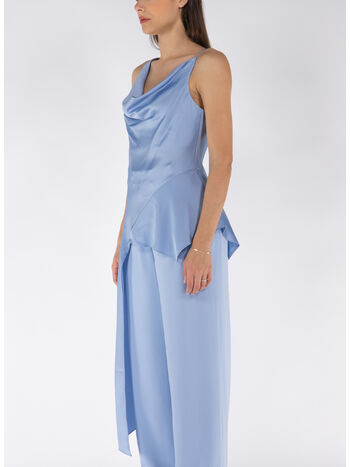 TOP RONNIE ASYMMETRIC, MARINA BLUE, small