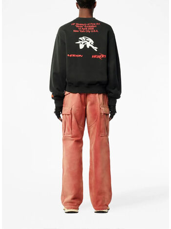 FELPA CREW HP MUSEUM, 1025 BLACK RED, small