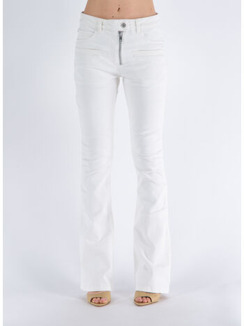 JEANS ZIPPER WHITE DENIM, 0001 HERITAGE WHITE, small
