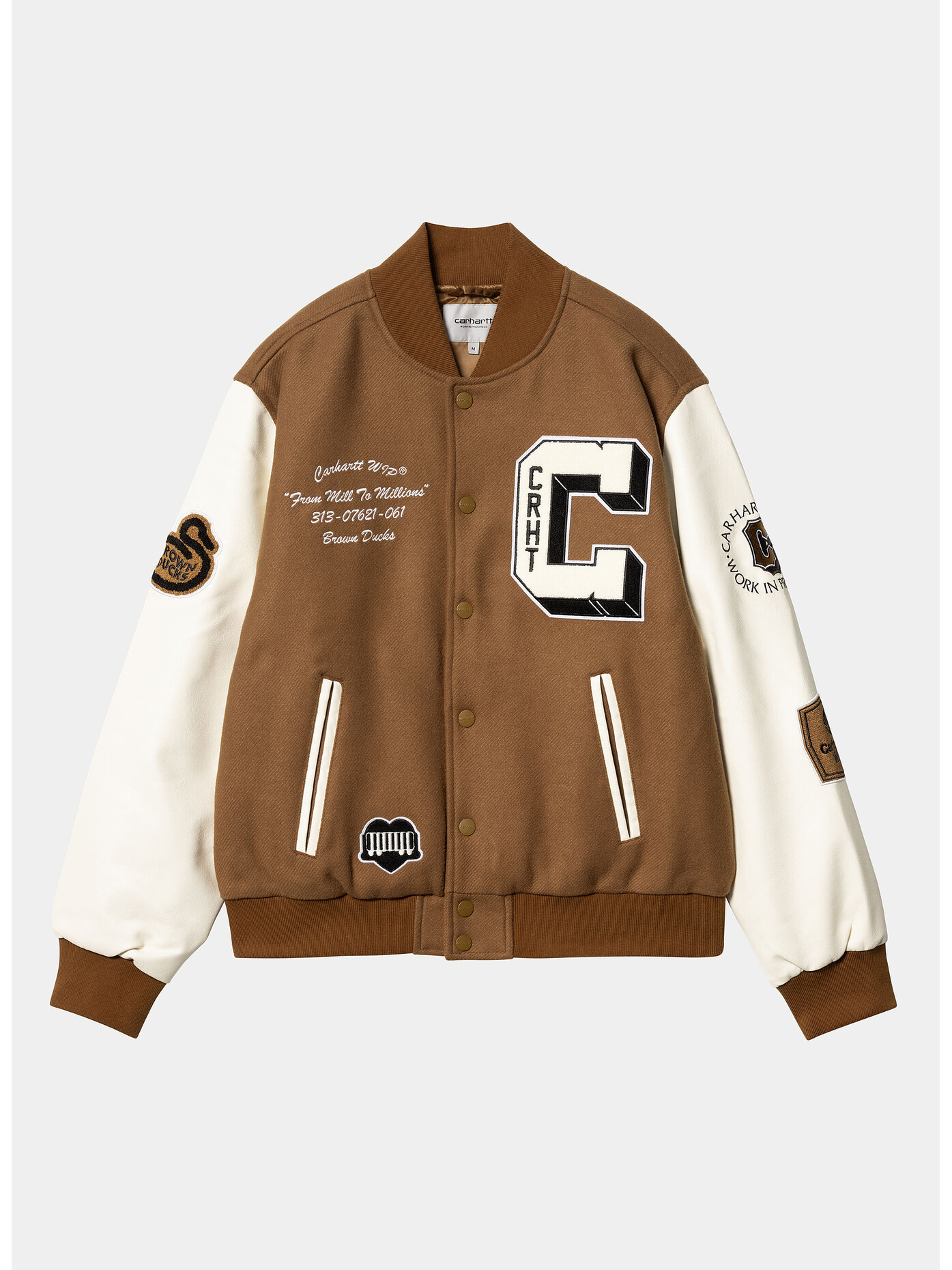 CARHARTT WIP GIUBBOTTO BROWN DUCK a487993 133674 Susi