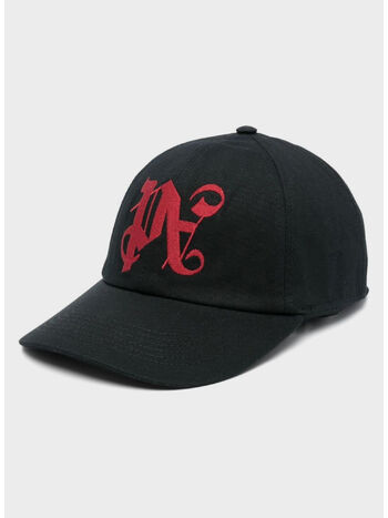CAPPELLO MONOGRAM, 1026 BLACK/DARK RED, small
