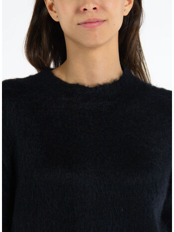 MAGLIONE GIROCOLLO CROPPED, 00N99, small