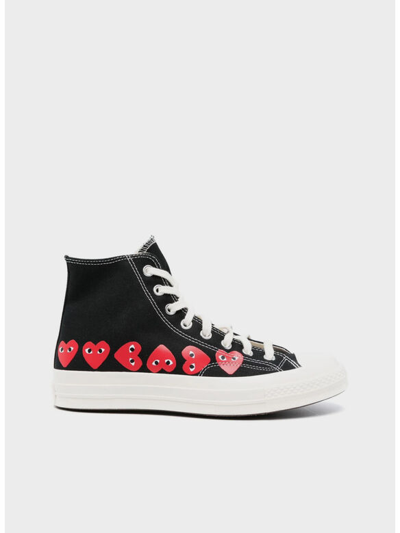 SCARPA MULTI HEART CHUCK TAYLOR 70 HIGH UNISEX, BLACK, medium