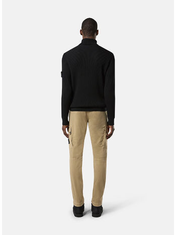 MAGLIONE DOLCEVITA FULL RIB RWS WOOL, V0029 BLACK, small