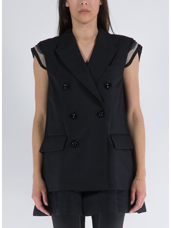 GIACCA SUITING MIX VEST, , small