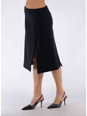GONNA MIDI SLIT, 1000 BLACK, small