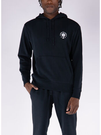 FELPA HOODIE HOOPS ESSENTIALS, 001 BLACK, small